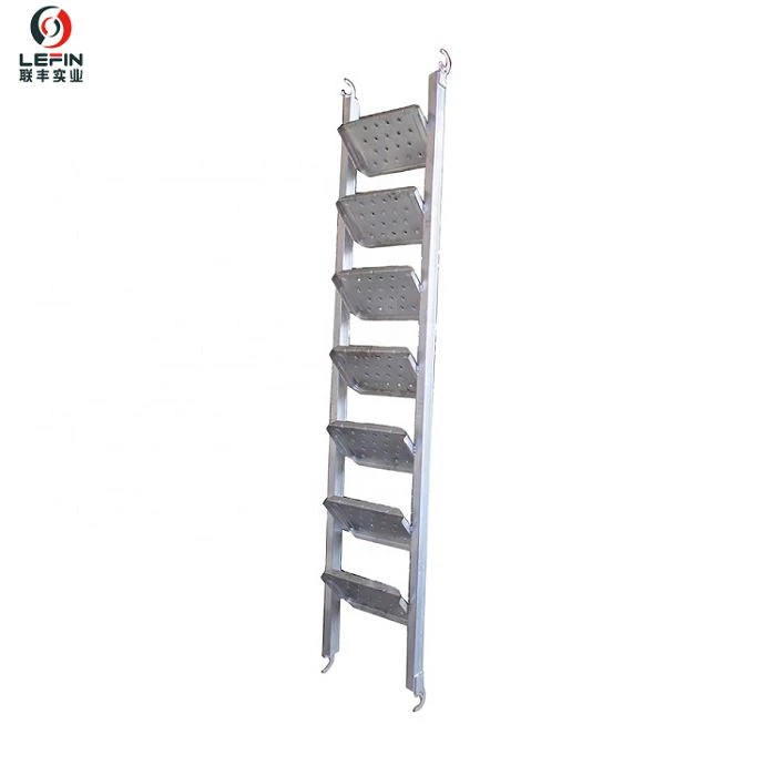 Ghana Scaffold Steel Staircase Scaffold Climb Step Ladder